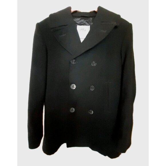 DSCP Quarterdeck Collection Mens Old Money Wool Pea Coat Sz 38L Nautical Preppy - Picture 1 of 11